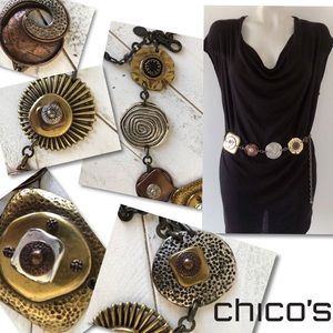 Chico's Accessories - Chico’s Artisan chain Concho belt SZ S / M Chico's Accessories - Chico’s Artisan chain Concho belt SZ S / M